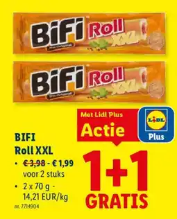 Lidl Bifi roll xxl aanbieding