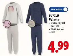 Lidl Pyjama aanbieding