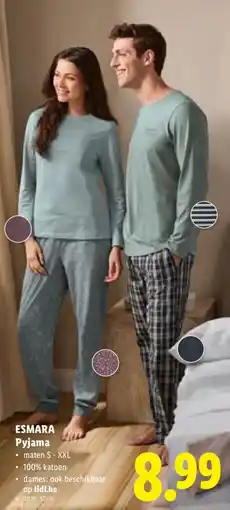Lidl Pyjama aanbieding