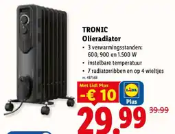 Lidl Tronic olieradiator aanbieding