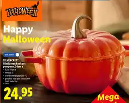 Lidl gietijzeren kookpot pompoen aanbieding