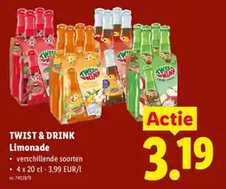Lidl Twist & drink limonade aanbieding