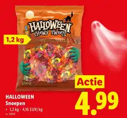 Lidl Halloween snoepen aanbieding