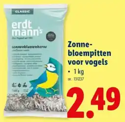 Lidl Zonne-bloempitten voor vogels aanbieding