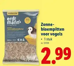 Lidl Zonnebloempitten voor vogels aanbieding