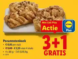 Lidl Pecannotenkoek aanbieding