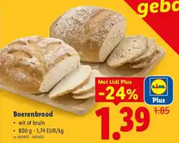 Lidl Boerenbrood aanbieding
