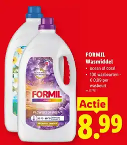 Lidl Formil wasmiddel aanbieding