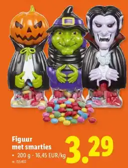 Lidl Figuur met smarties aanbieding