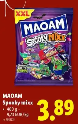 Lidl Maoam spooky mixx aanbieding