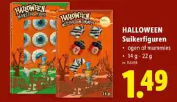 Lidl Halloween suikerfiguren aanbieding