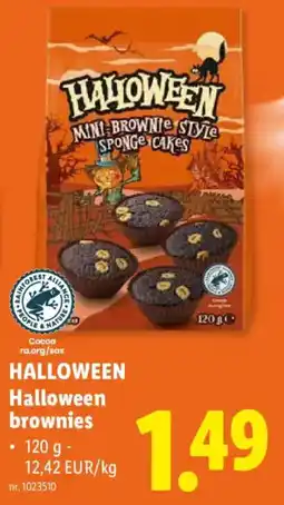 Lidl Halloween brownies aanbieding