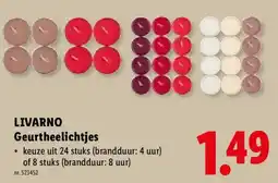 Lidl Livar no geurtheelichtjes aanbieding