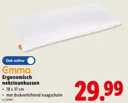Lidl Emma ergonomisch neksteunkussen aanbieding