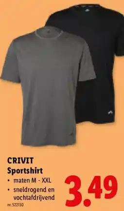 Lidl Crivit Sportshirt aanbieding