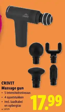 Lidl Crivit massage gun aanbieding
