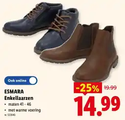 Lidl Esmara enkellaarzen aanbieding