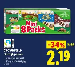 Lidl Crownfield ontbijtgranen aanbieding