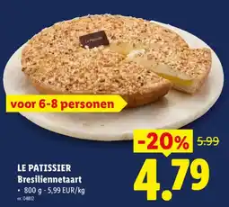 Lidl Bresiliennetaart aanbieding