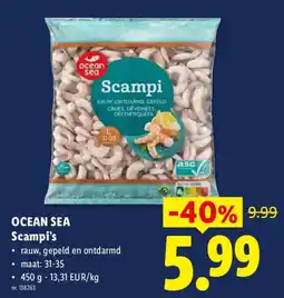 Lidl Ocean sea Scampi's aanbieding