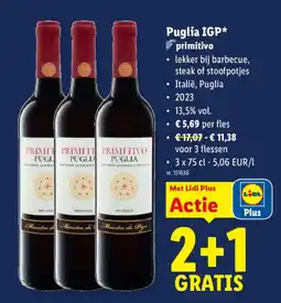 Lidl Puglia IGP primitivo aanbieding
