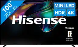 Coolblue Hisense RGB Mini-led 100 UR8S (2026) aanbieding