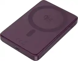 Coolblue BlueBuilt Draadloze Powerbank met Qi2.2 en MagSafe 10.000 mAh met Snelladen 25 Watt Rood aanbieding