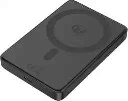 Coolblue BlueBuilt Draadloze Powerbank met Qi2.2 en MagSafe 10.000 mAh met Snelladen 25 Watt Grijs aanbieding