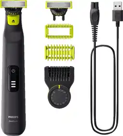 Coolblue Philips OneBlade Pro 360 QP6542/15 Face & Body Zwart aanbieding