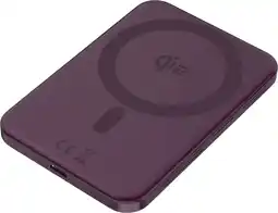 Coolblue BlueBuilt Batterie Externe Sans Fil avec Qi2 et MagSafe 5000 mAh avec Charge Rapide 20 Watts Rouge aanbieding