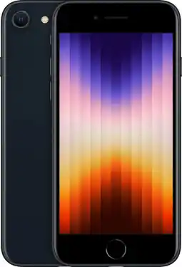 Coolblue Refurbished iPhone SE 2022 64GB Zwart (Licht gebruikt) aanbieding