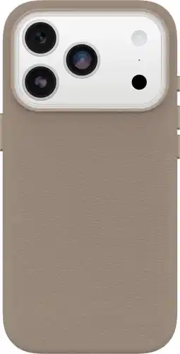 Coolblue OtterBox Symmetry iPhone 17 Pro Back Cover avec Aimant MagSafe Cuir Gris aanbieding