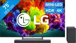 Coolblue LG Mini-led 75 QNED85 (2026) + LG DSC9S aanbieding