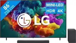 Coolblue LG Mini-led 86 QNED85 (2026) + LG DSC9S aanbieding