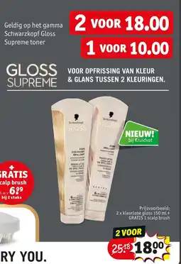 Kruidvat Schwarzkopf Gloss supreme aanbieding