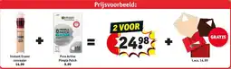 Kruidvat Instant Eraser concealer en Pure Active Pimple Patch aanbieding
