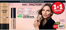 Kruidvat Facefinity Lasting Blur Foundation & Concealer aanbieding