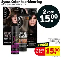 Kruidvat Syoss Color haarkleuring aanbieding