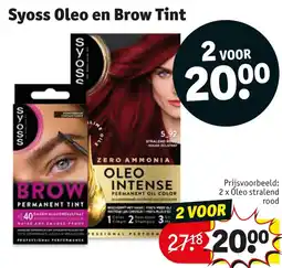 Kruidvat Syoss Oleo en Brow Tint aanbieding