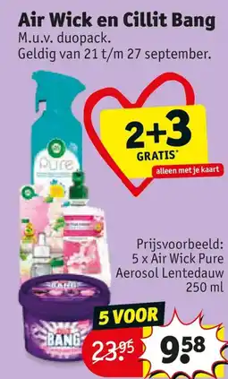 Kruidvat Air Wick en Cillit Bang aanbieding