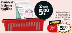 Kruidvat Kruidvat intieme hygiëne aanbieding