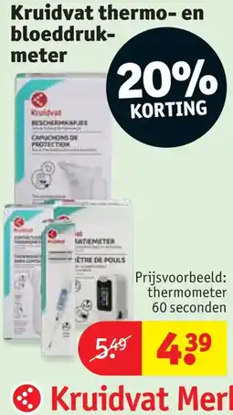 Kruidvat Kruidvat thermo- en bloeddrukmeter aanbieding