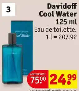 Kruidvat Davidoff Cool Water aanbieding