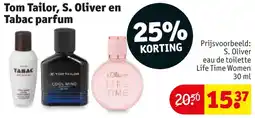 Kruidvat Tom Tailor, S. Oliver en Tabac parfum aanbieding