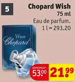 Kruidvat Chopard Wish Eau de parfum aanbieding