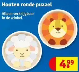 Kruidvat Houten ronde puzzel aanbieding