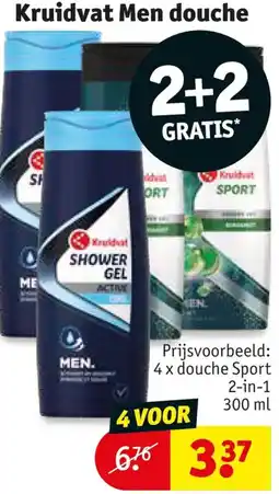Kruidvat Kruidvat Men douche aanbieding