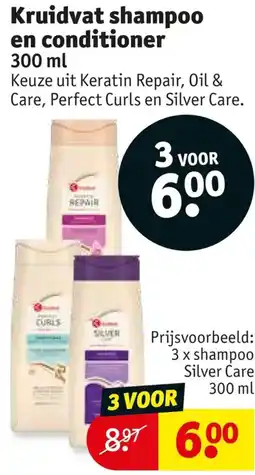 Kruidvat Kruidvat shampoo en conditioner aanbieding