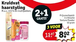 Kruidvat Kruidvat haarstyling aanbieding