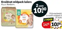 Kruidvat Kruidvat midpack luiers aanbieding